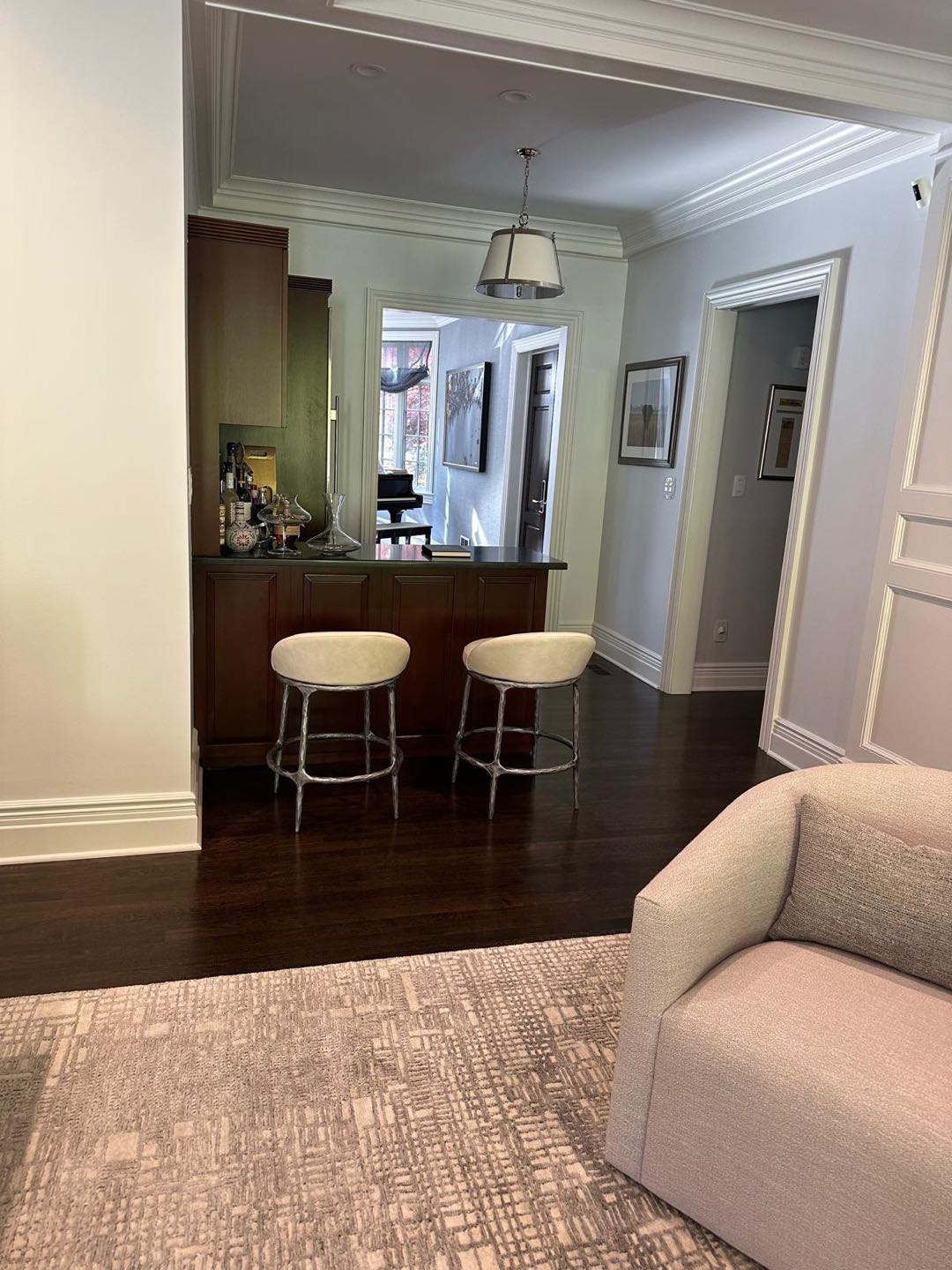 Thaddeus Bar Swivel Counter Stool