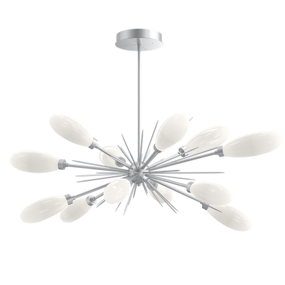 Art Glass Fiori Oval Starburst Chandelier