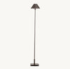 PETITE CANDLESTICK METAL SHADE FLOOR LAMP