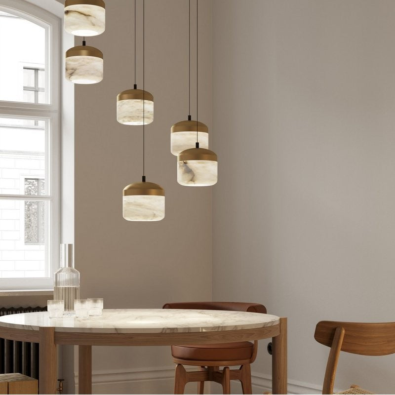 Radiance United Alabaster Pendant  1 lights 3 lights 6 lights
