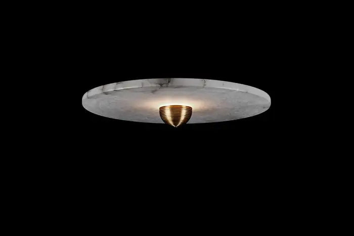 Alabaster Flush mount Wall Sconce