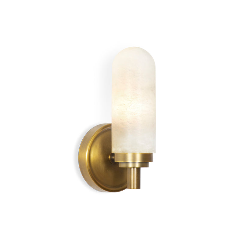 Salon Alabaster Single Sconce - Oasislives