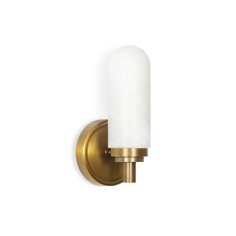Salon Alabaster Single Sconce - Oasislives