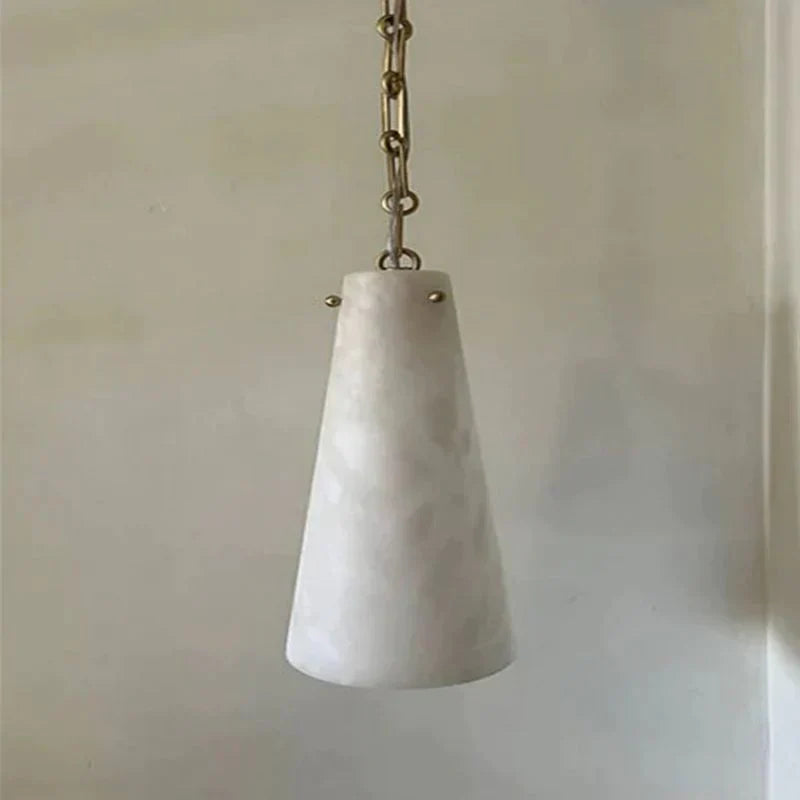 Theseus Alabaster Marble Modern Pendant Light