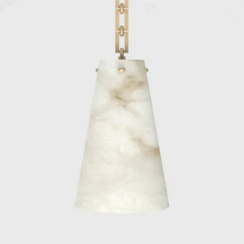 Theseus Alabaster Marble Modern Pendant Light