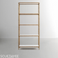 Thaddeus White Marble Shelving
