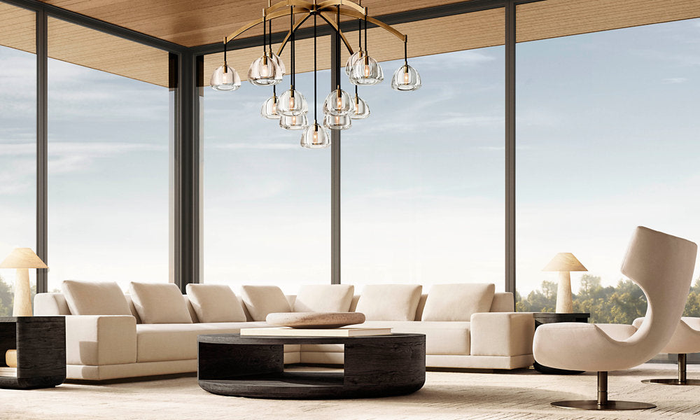 MYCENA ROUND STONE TABLE LAMP