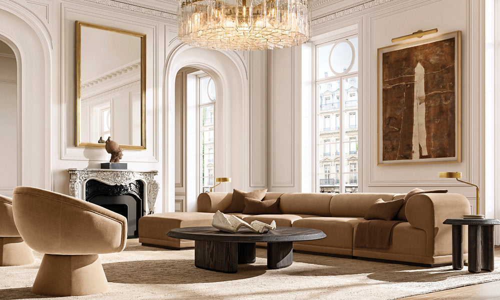 LATTICE CLEAR GLASS ROUND CHANDELIER 48"