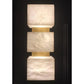 Alabaster Cubes Wall Sconce