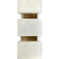 Alabaster Cubes Wall Sconce