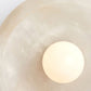 Alabaster Augustine Sconce 10"D