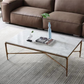Thaddeus Rectangle Marble Coffee Table