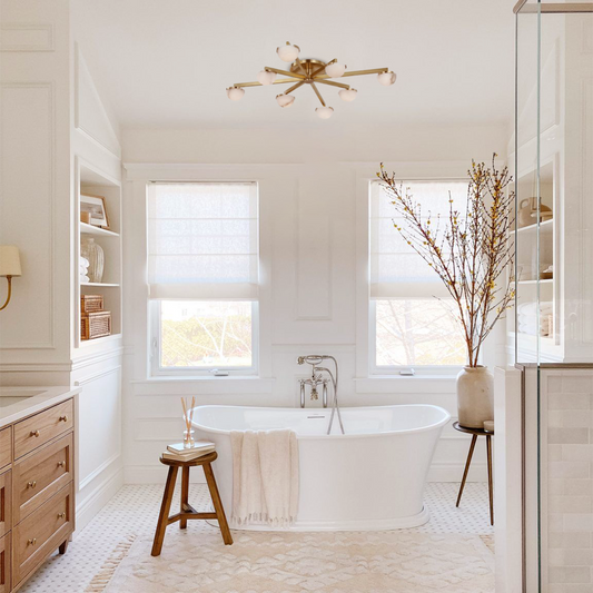 Pedra Alabaster Arm FlushMount