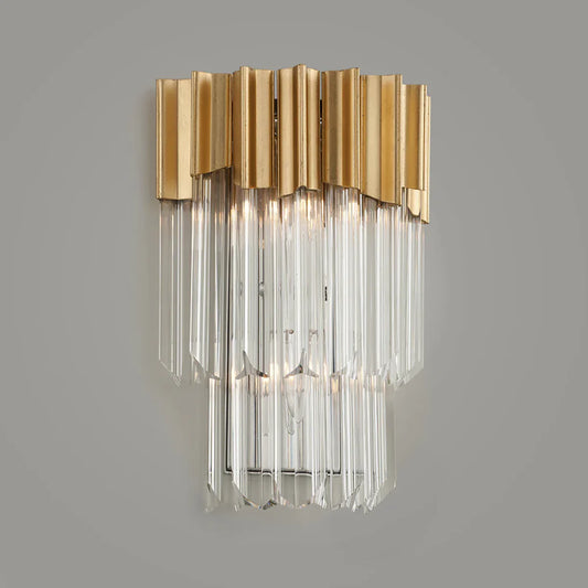 Charisma Crystal Rods 2 Light Wall Sconce