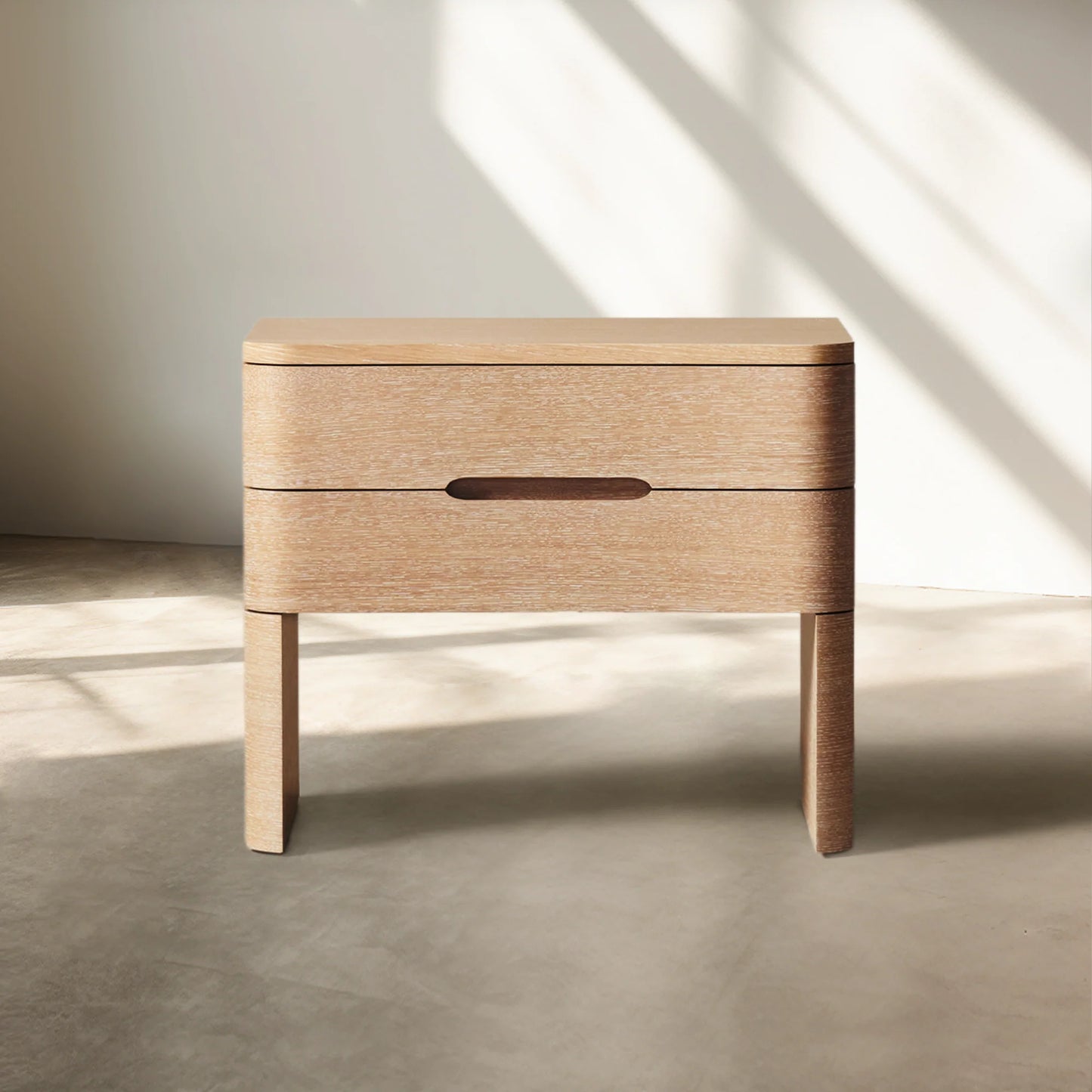 The Rivington Large 2-Drawer Nightstand