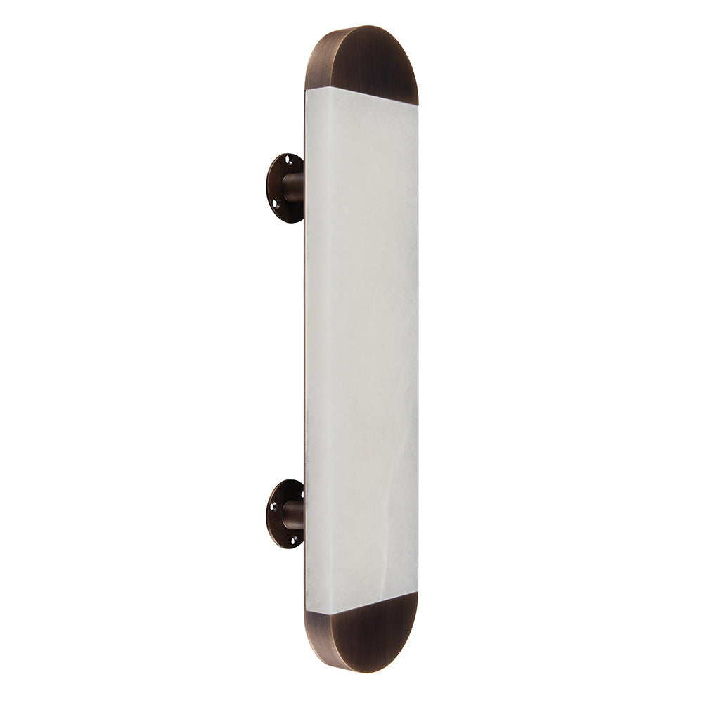 Ghost alabaster wall sconce