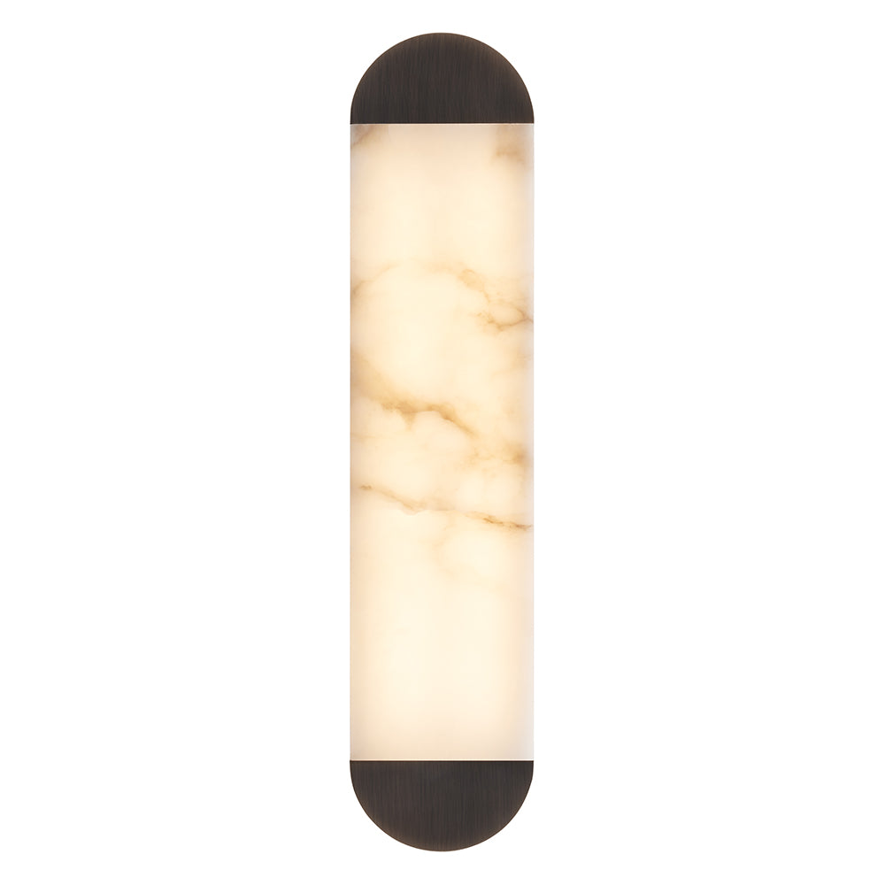 Ghost alabaster wall sconce