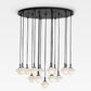 Alabaster Shade Greenwich Round Chandelier 32“