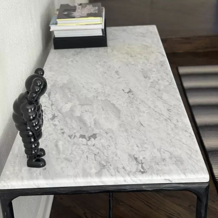 Thaddeus Rectangle Marble Console Table 60" 72"