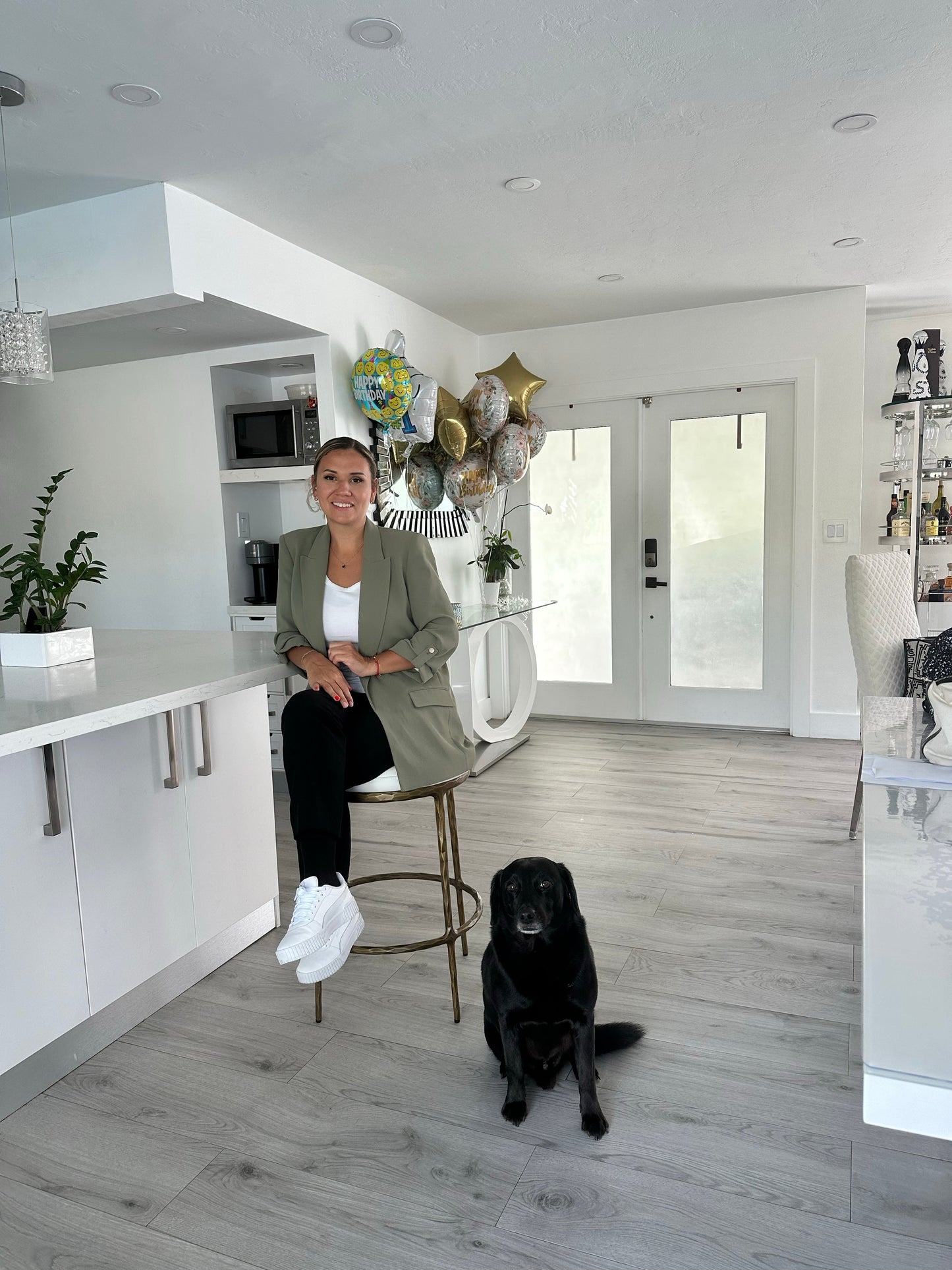 Thaddeus Bar Swivel Counter Stool