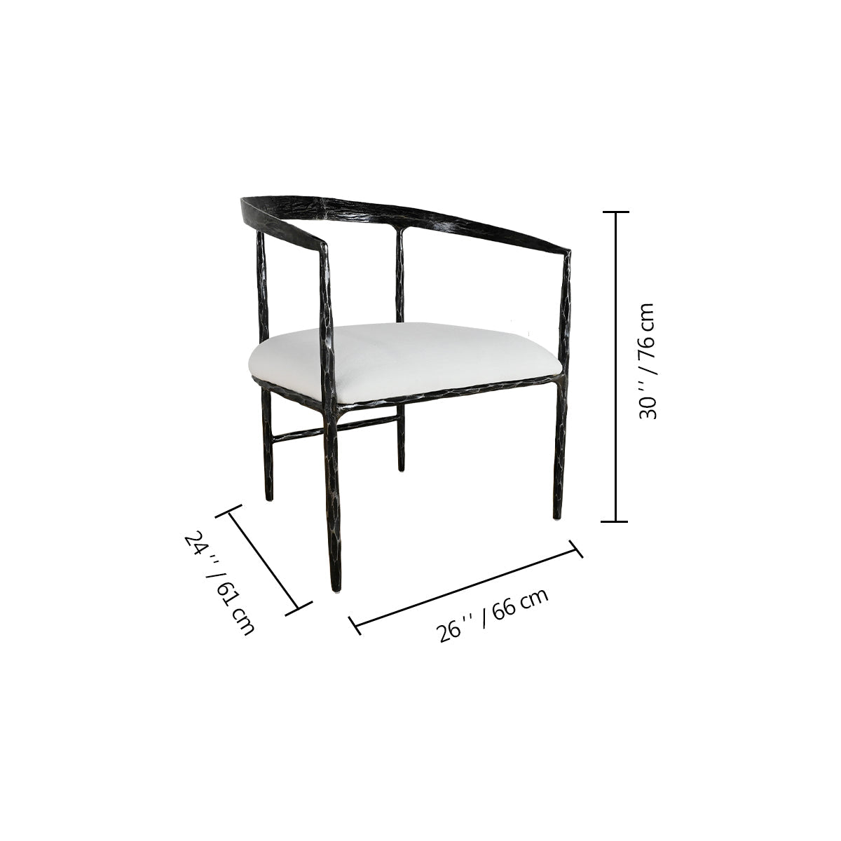 Thaddeus Curved Chair
