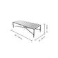 Thaddeus Rectangle Marble Coffee Table
