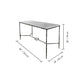 Thaddeus Rectangle Marble Desk