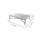 Thaddeus Rectangle Marble Coffee Table