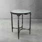 Thaddeus Glass Round Side Table 18" 22"