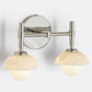 Alabaster Shade Greenwich Double Wall Sconce