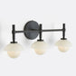 Alabaster Shade Greenwich Triple Wall Sconce