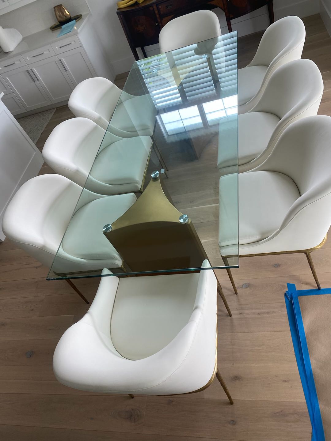 Thaddeus Slope Fabric Dining Armchair