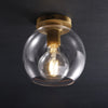 Cloche Flushmount/Wall sconce Brass