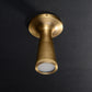 Cone Flushmount Brass
