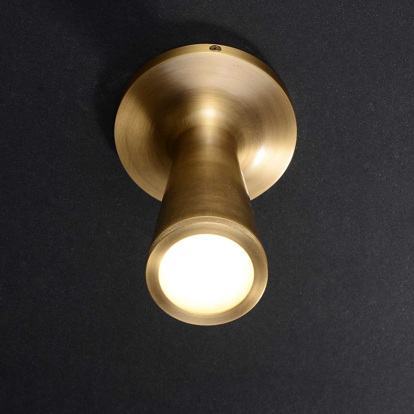 Cone Flushmount Brass