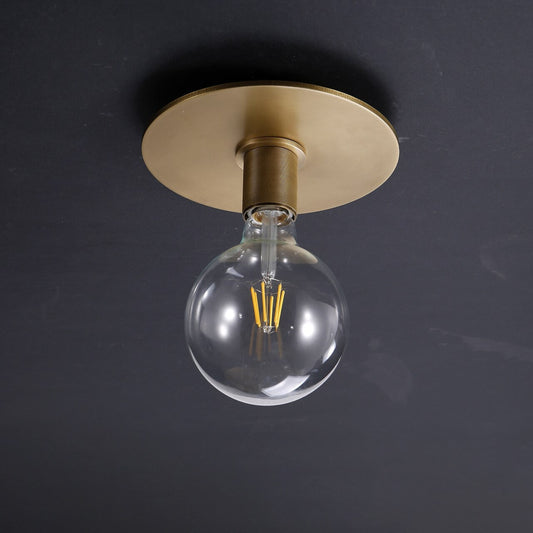 Mechanic-A Flushmount Brass