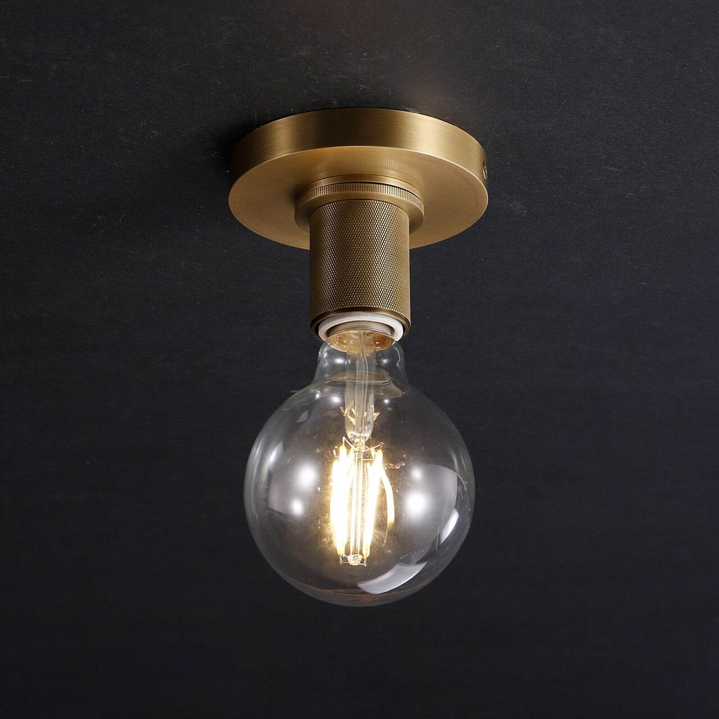 Mechanic-B Flushmount Brass