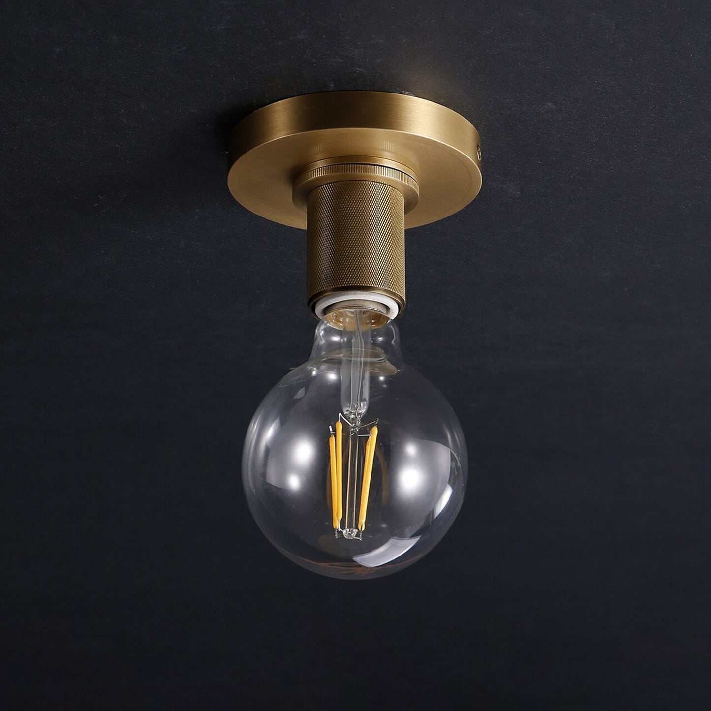 Mechanic-B Flushmount Brass