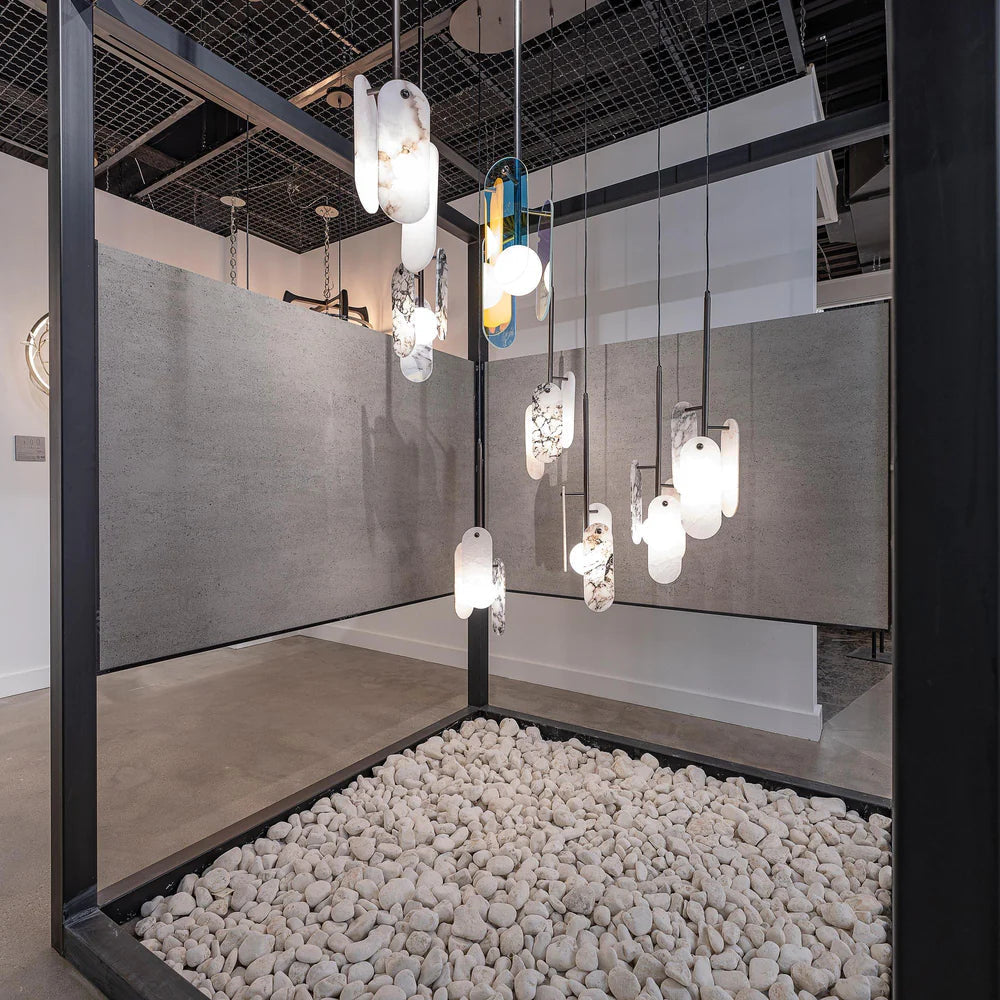 Megalith Alabaster Single Pendant