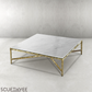 Thaddeus Marble Square Coffee Table 36" 48" 60"