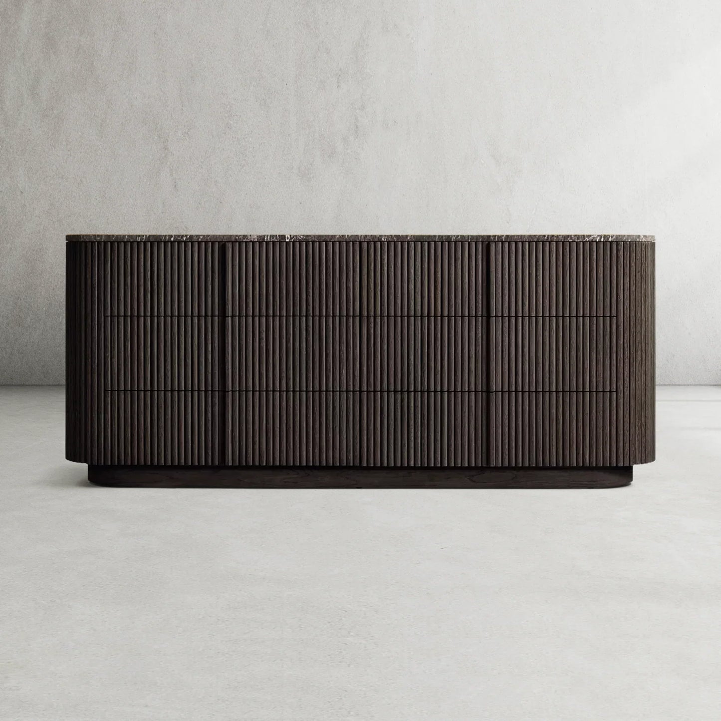 Mulholland Modern Stone 6-Drawer Dresser