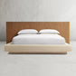 Mulholland Extended Wooden Bed Frame With Fabric Base