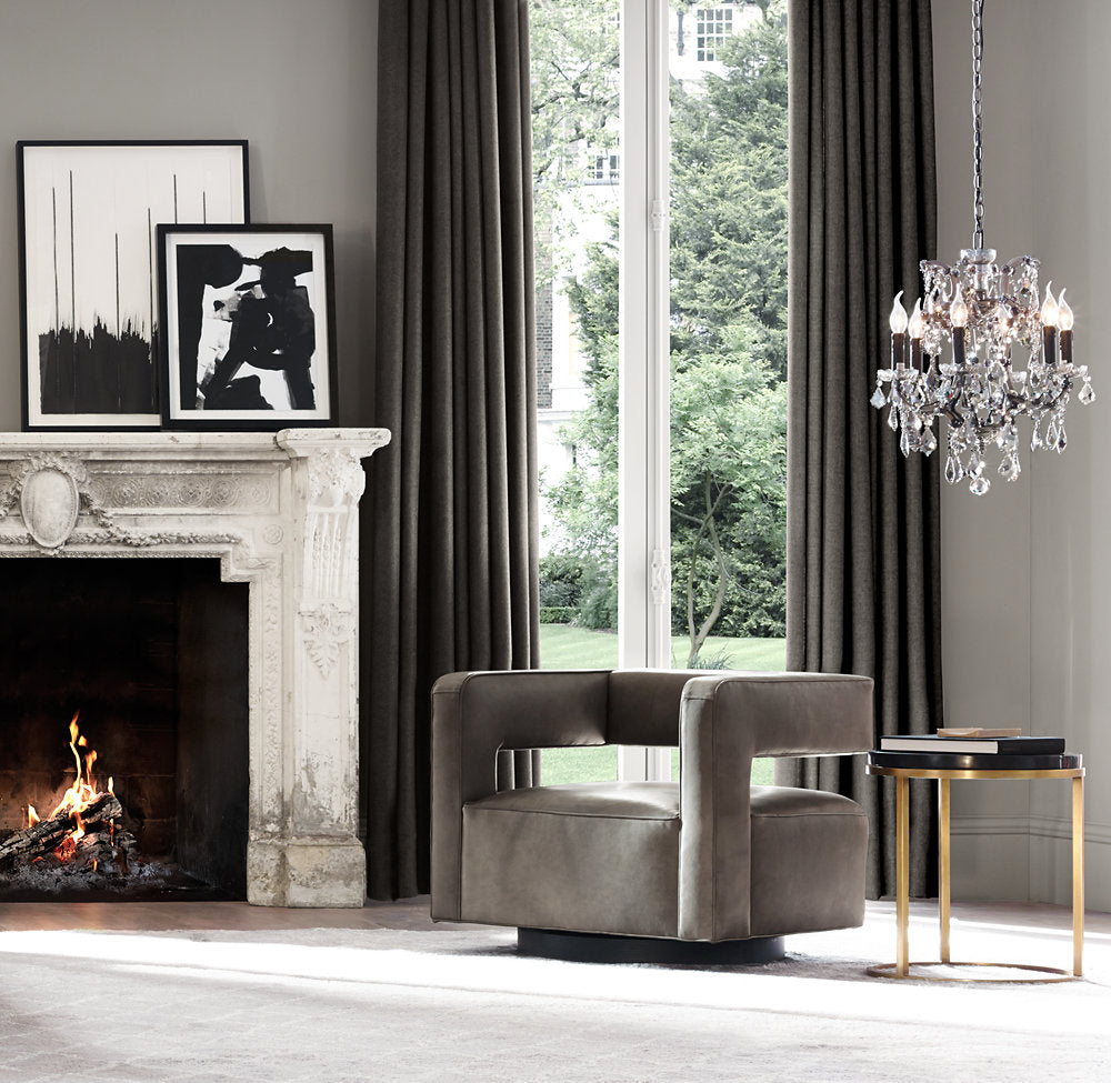 19TH C. ROCOCO IRON & CRYSTAL ROUND CHANDELIER 60"