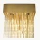 CASCADA RECTANGULAR CHANDELIER 54"