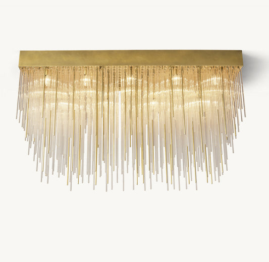 CASCADA RECTANGULAR CHANDELIER 54"