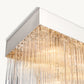 CASCADA RECTANGULAR CHANDELIER 54"