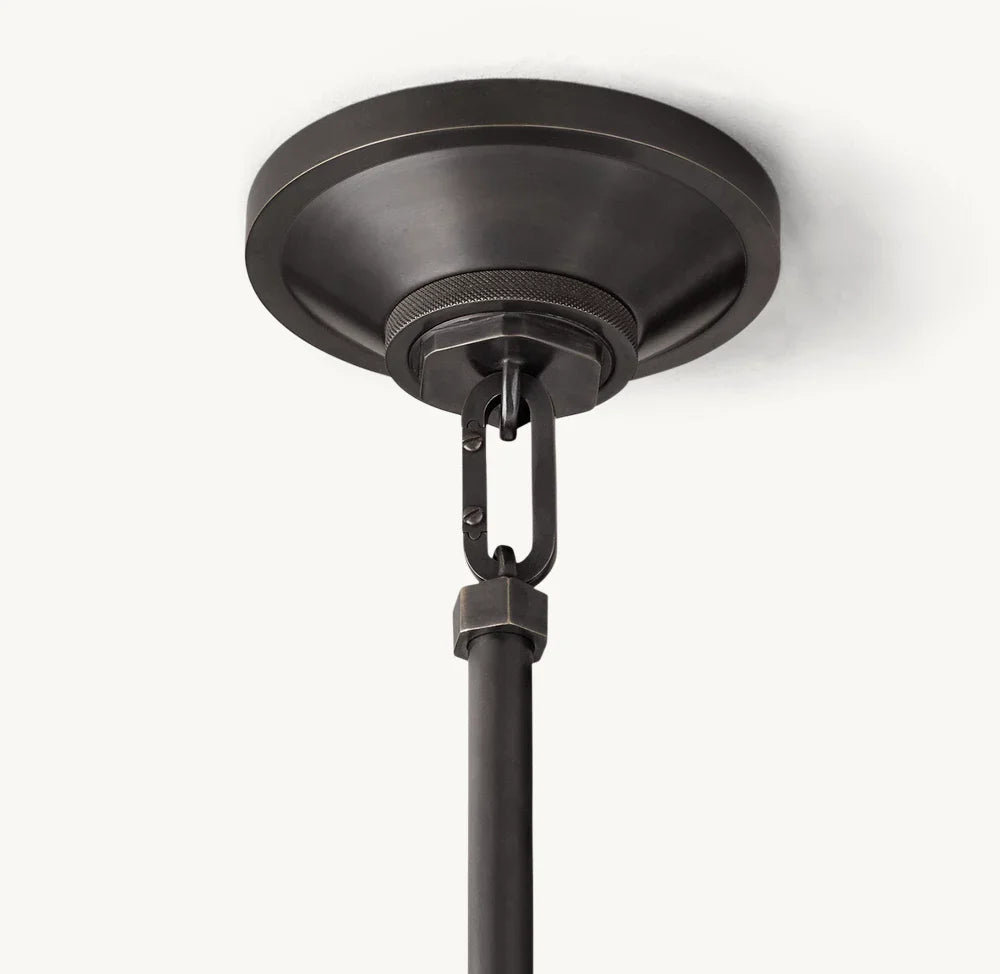 MACHINIST GLASS CLOCHE PENDANT