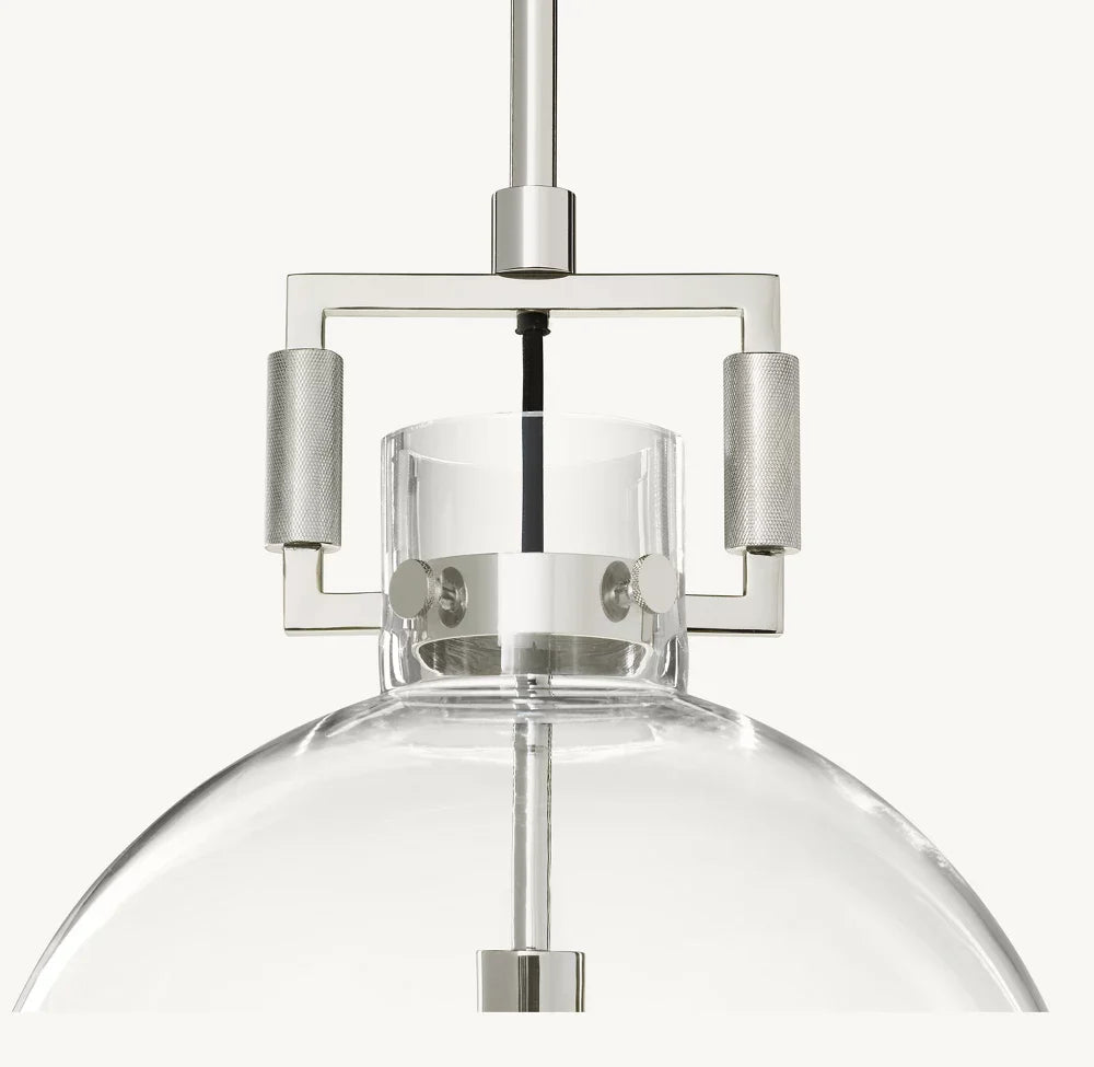 MACHINIST GLASS GLOBE PENDANT