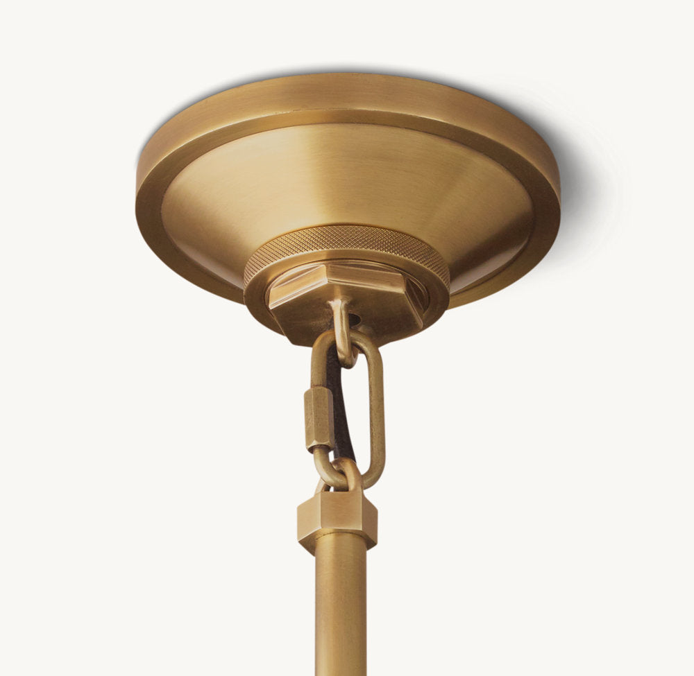 MACHINIST GLASS CYLINDER PENDANT