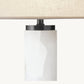 CYLINDRICAL COLUMN ALABASTER TABLE LAMP